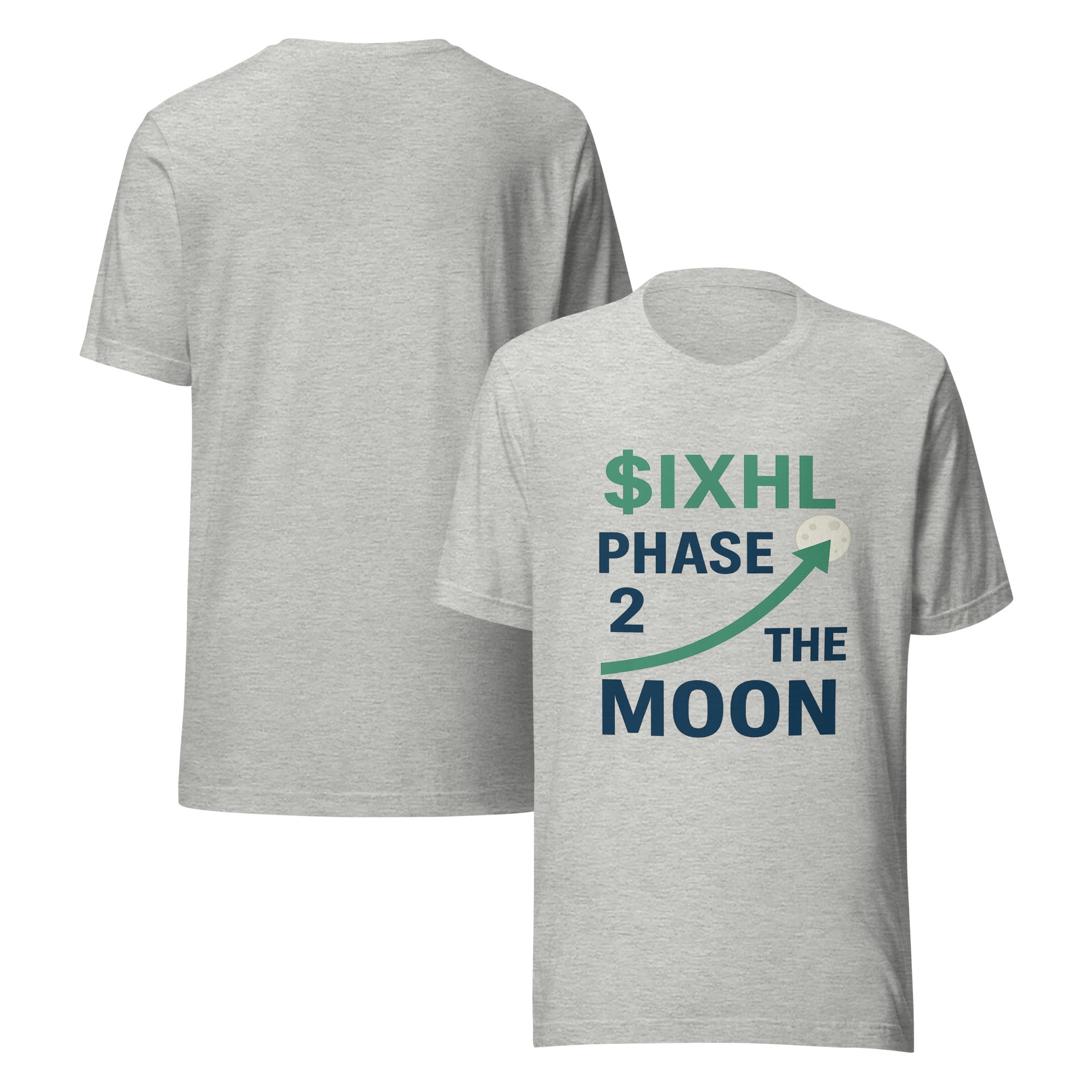 IXHL Phase 2 Moon Unisex t-shirt with lunar design representing ambition and growth